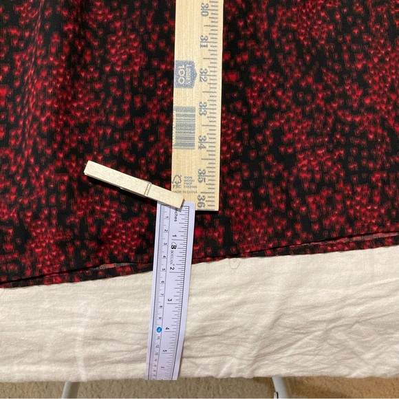 beachlunchlounge‎ Red and Black Midi Dress | Tiny Hearts Print - Picture 3 of 12